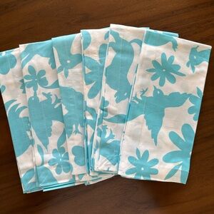 Pottery Barn Dinner Napkin Mexican Animal Print